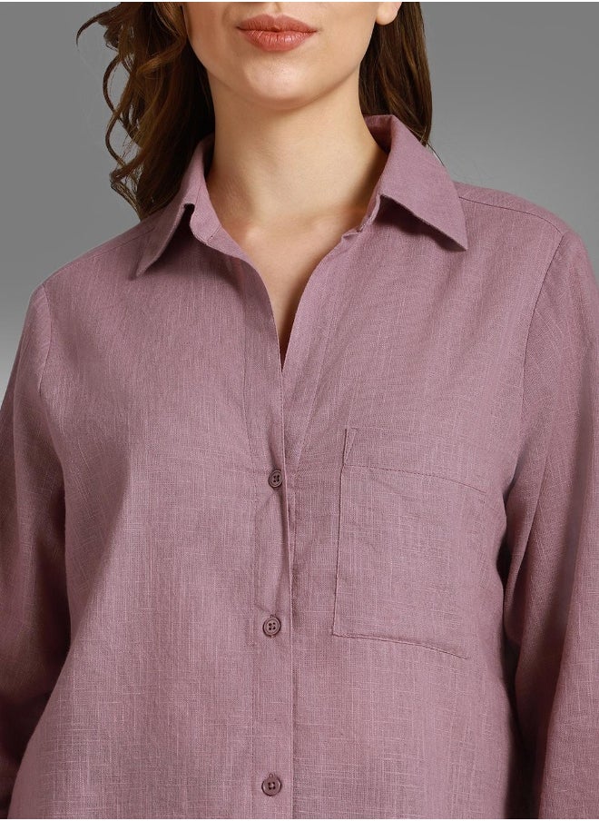Women Mauve Shirt