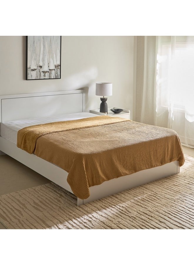 Serene Waffle Double Layer Queen Blanket 220 x 200 cm