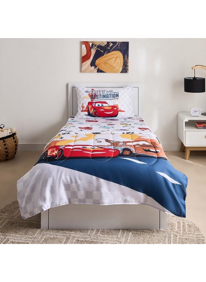 Cars 2-Pieces Ready for Road Single Comforter Set 135 x 220 cm