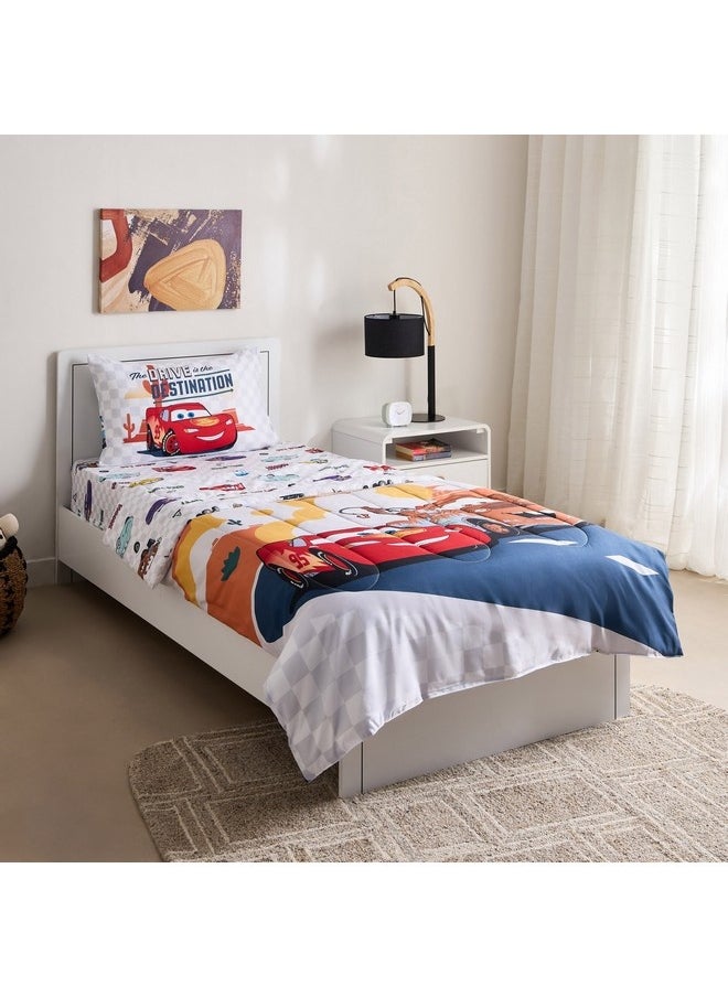 Cars 2-Pieces Ready for Road Single Comforter Set 135 x 220 cm