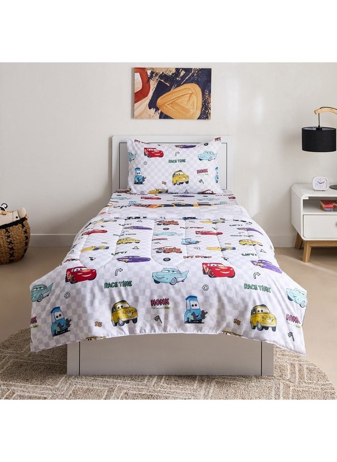 Cars 2-Pieces Ready for Road Single Comforter Set 135 x 220 cm