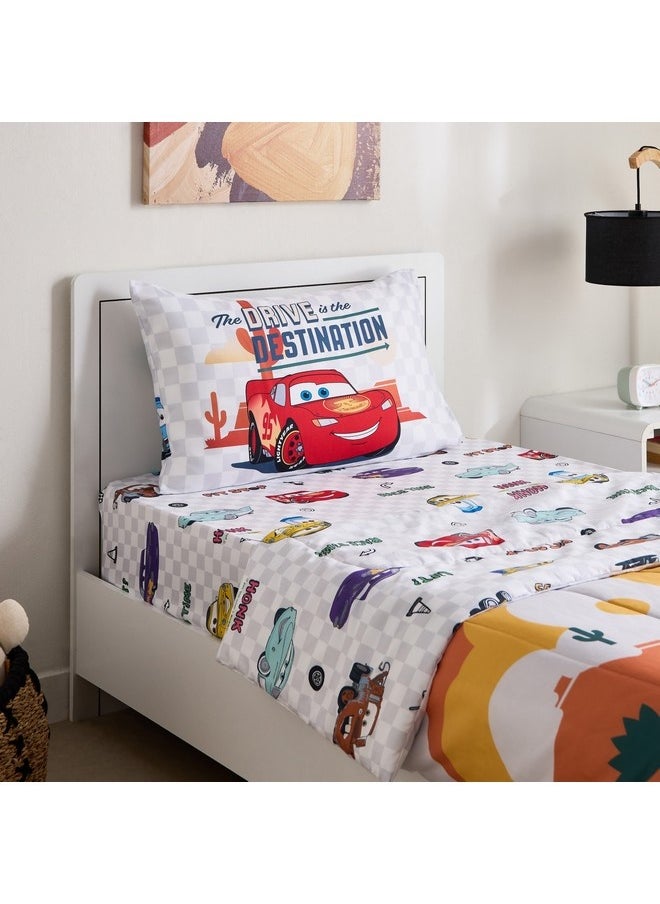 Cars 2-Pieces Ready for Road Single Comforter Set 135 x 220 cm