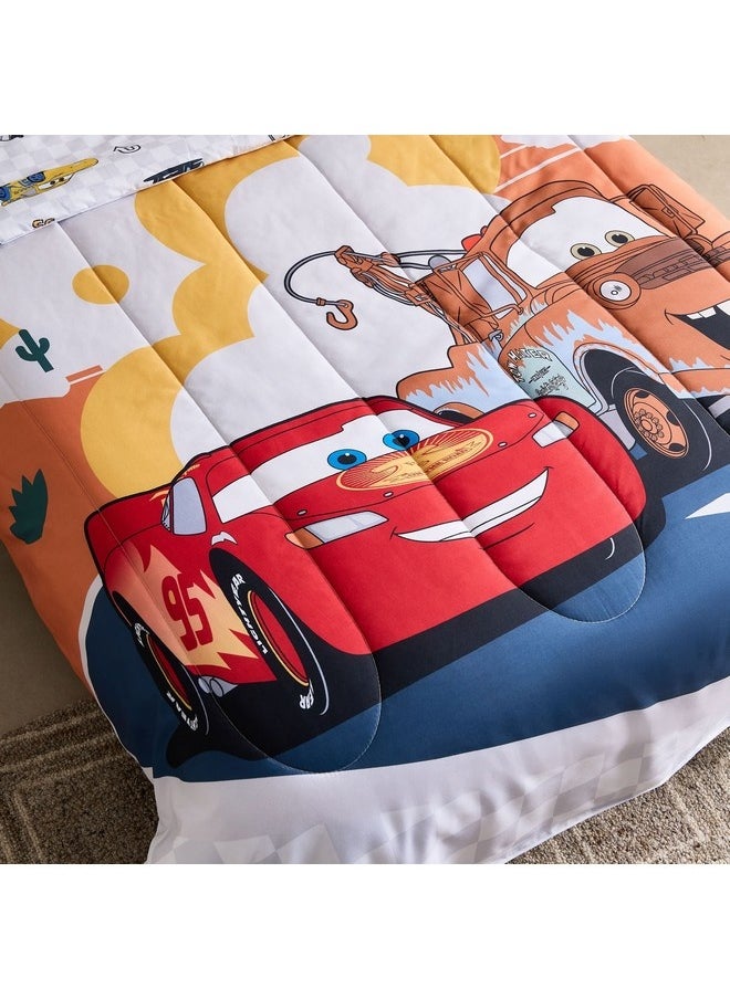 Cars 2-Pieces Ready for Road Single Comforter Set 135 x 220 cm