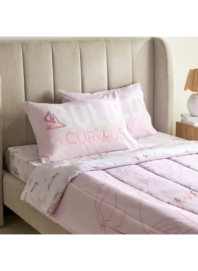 Princess Never Stop Dreaming 2-Pieces Twin Comforter Set 160 x 220 cm