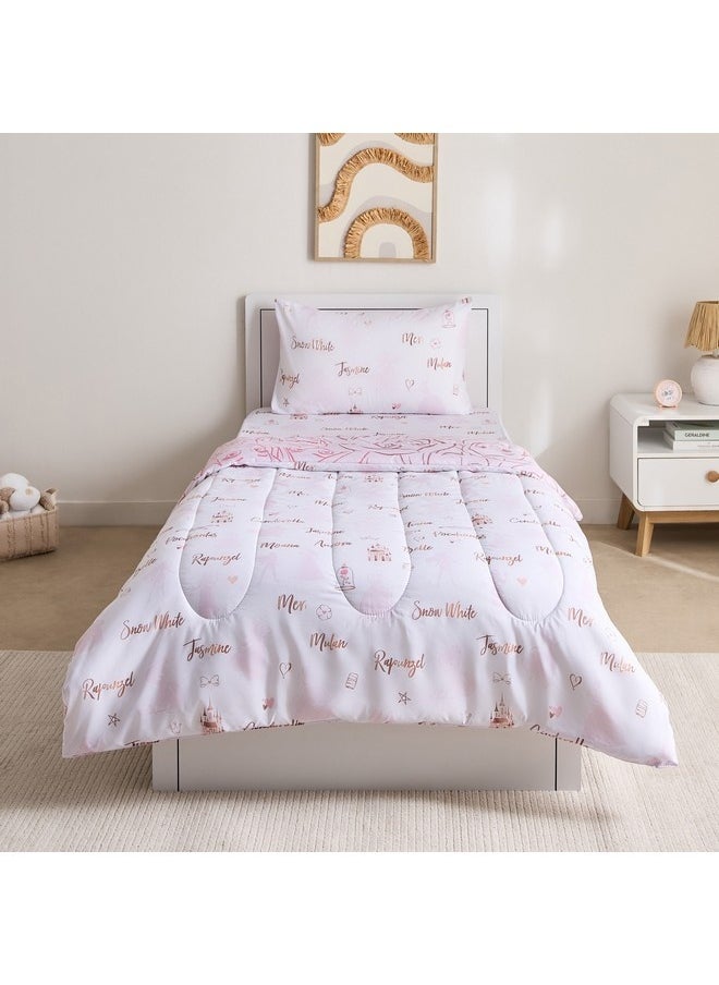 Princess Pretty Faces 2-Pieces Single Comforter Set 220 x 135 cm