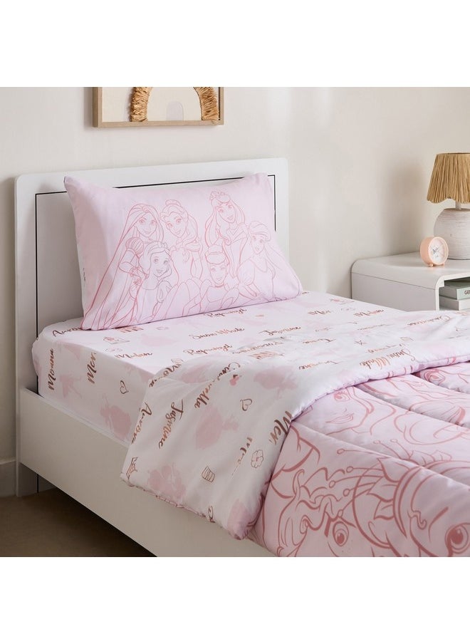 Princess Pretty Faces 2-Pieces Single Comforter Set 220 x 135 cm