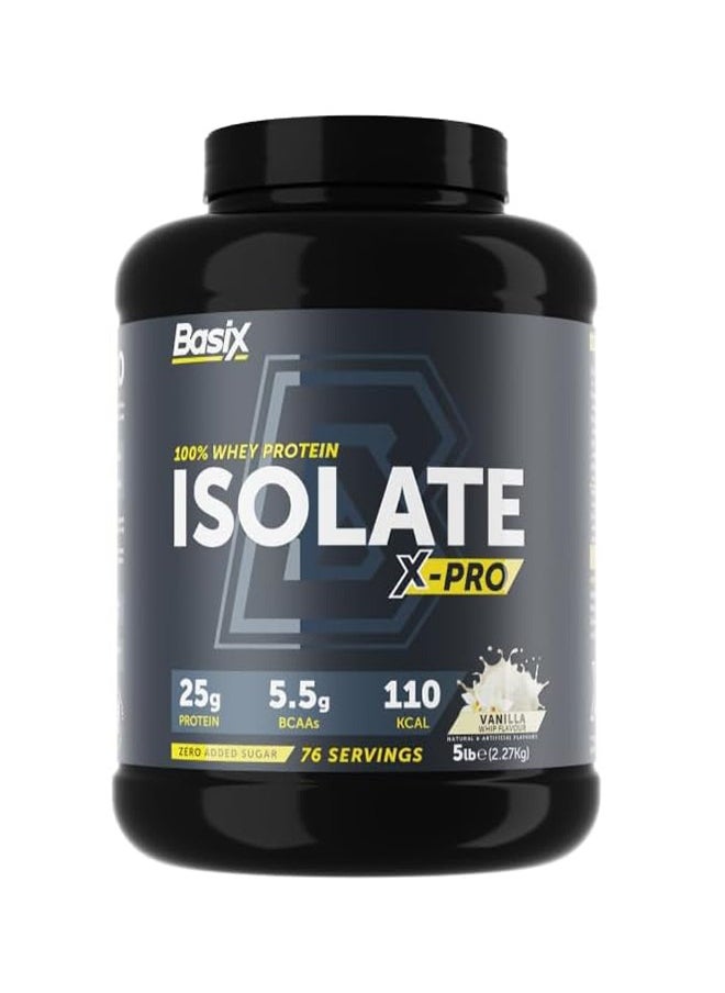 Basix WHEY PROTEIN ISO X-PRO VANILLA 5LB