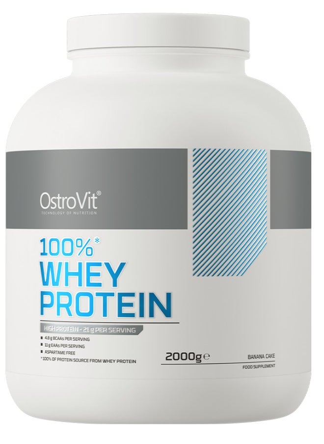 100% Whey Protein Banana Flavour 2000 Gram