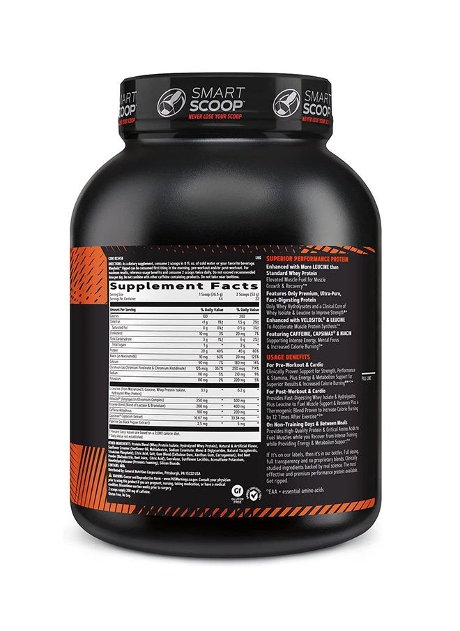 GNC AMP Wheybolic Ripped - Strawberries and Cream