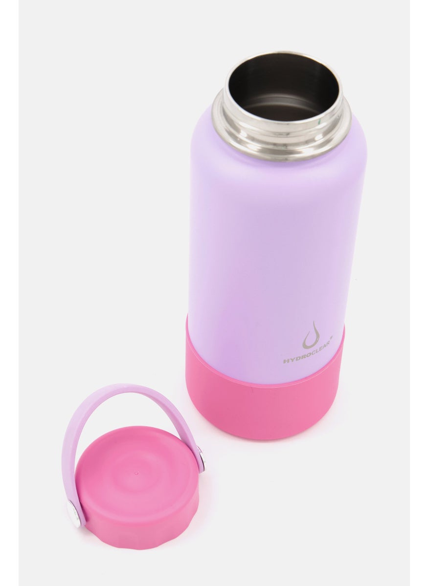 Stainless Steel Handle Cap Bottle 1L, Lilac