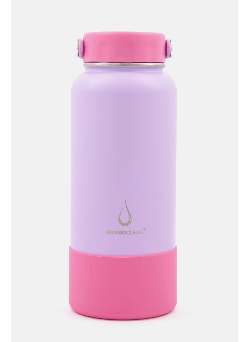 Stainless Steel Handle Cap Bottle 1L, Lilac