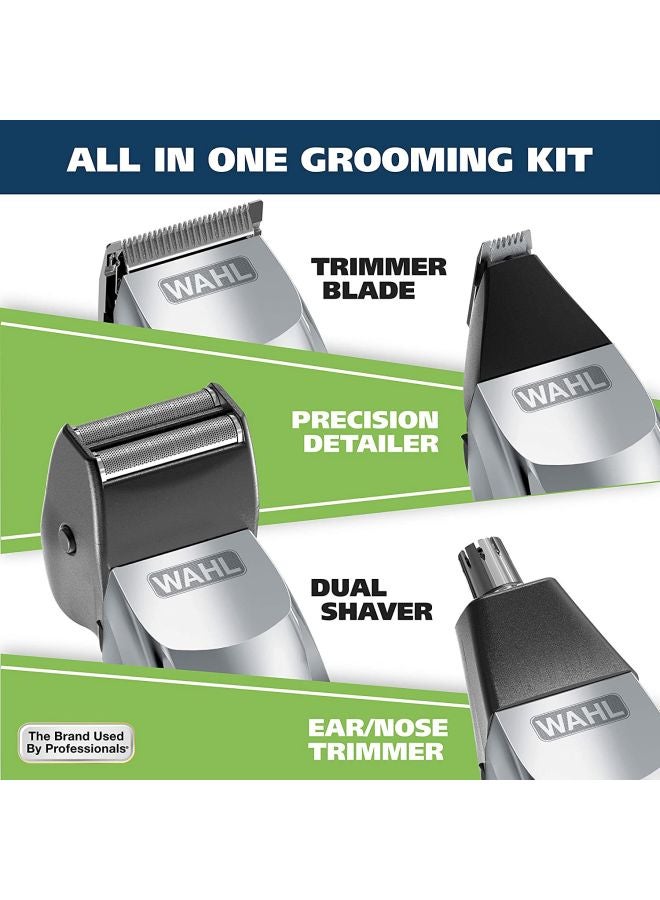 Groomsman Pro All In One Trimmer Black/Silver 474grams