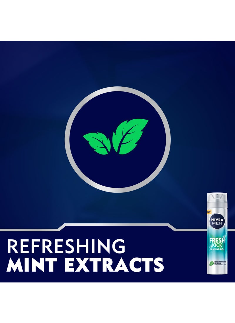 Shaving Gel Fresh And  Cool Mint Extracts Pack of 2