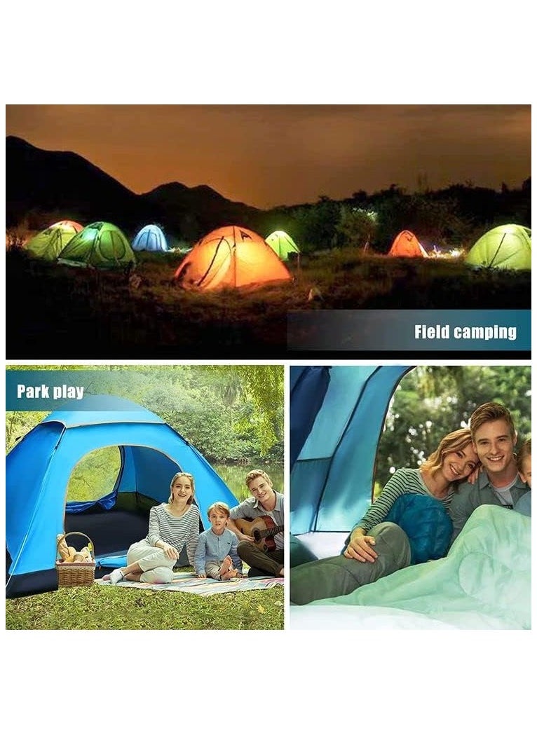 2-4 Person Dome Tent - Waterproof Pop-Up Shower & Changing Room, Sun Shelter for Camping, Beach, Travel, Outdoor Sports