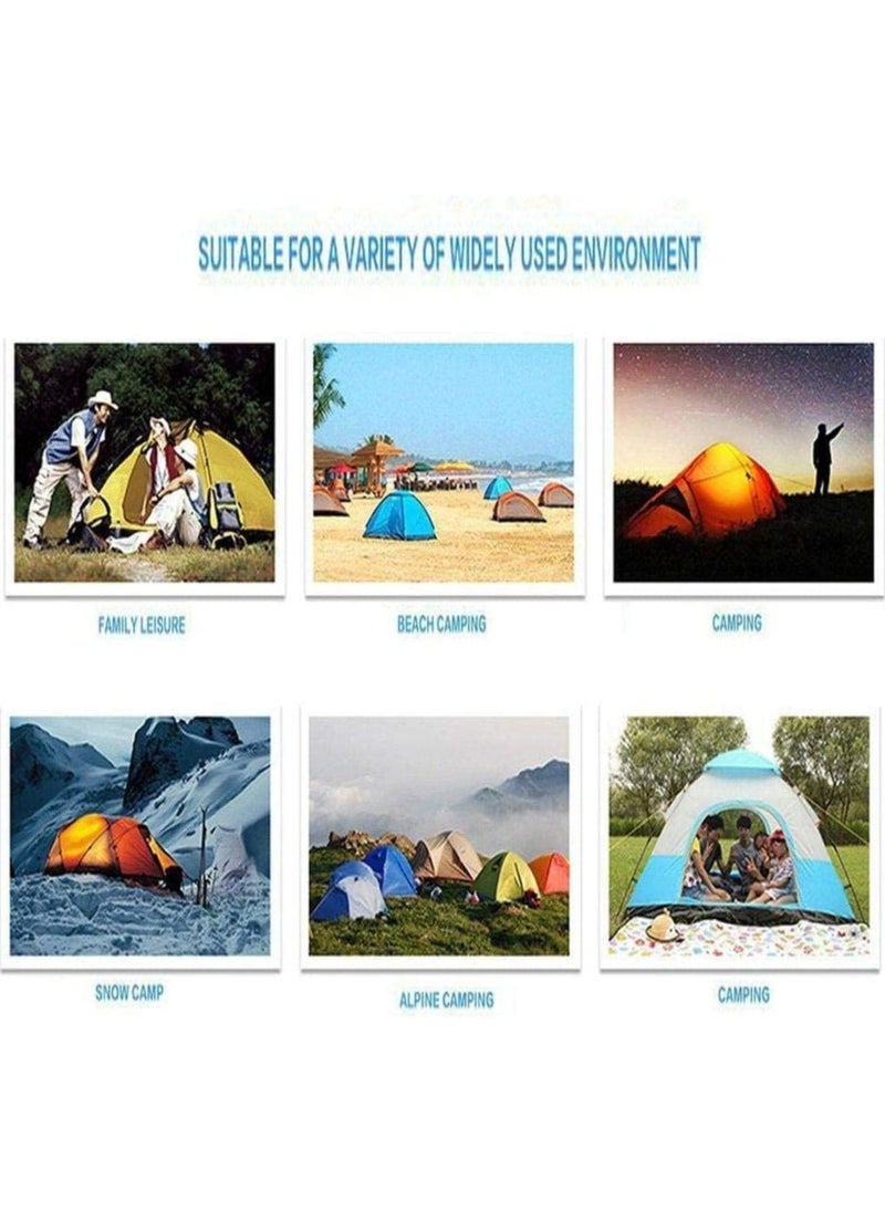 Beach Tent Easy Pop Up - 2-3 Person Portable Sun Shade Shelter, UV Protection & Windproof Canopy, Lightweight Automatic Sunshade Cabana for Beach, Camping, Fishing with Carry Bag
