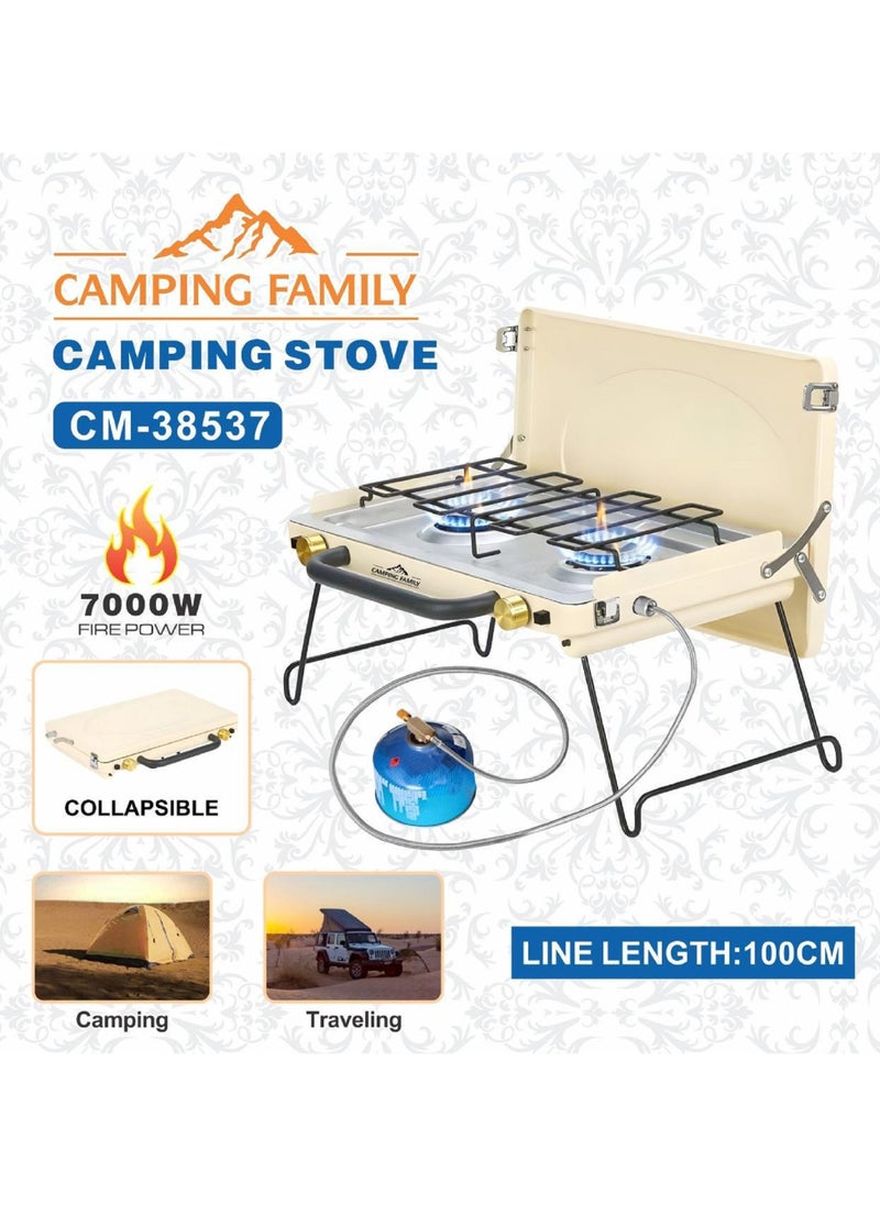 Outdoor Portable 2 Burner Camping Stove