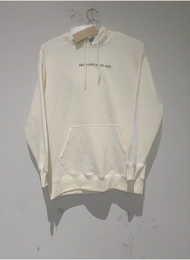 Men White Sweatshirt