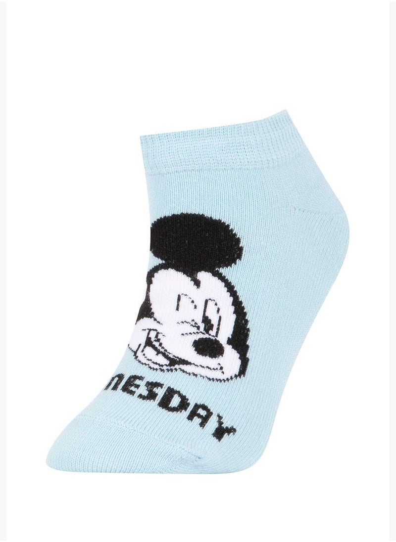 5 Pack Girl Disney Mickey & Minnie Low Cut Socks