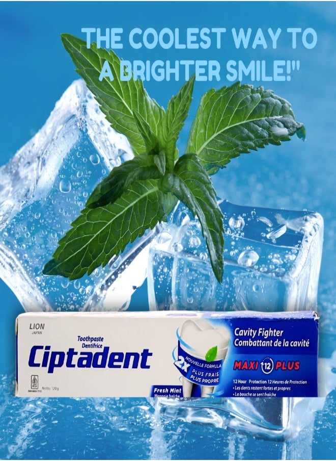 Ciptadent Tooth Paste 120g Fresh Mint|Long-Lasting Freshness & Oral Care.