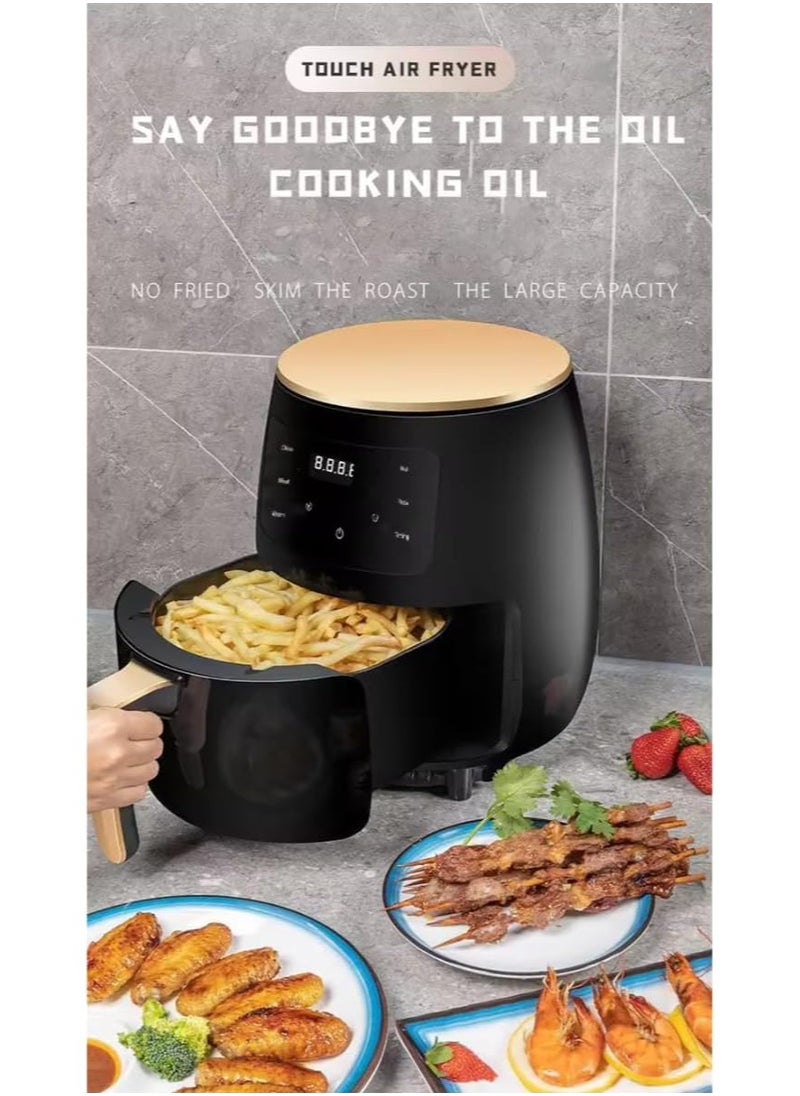 Air Fryer Black 6L Multifunctional Digital Touch Air Fryer,Air Fryer Black (2400, Watts)