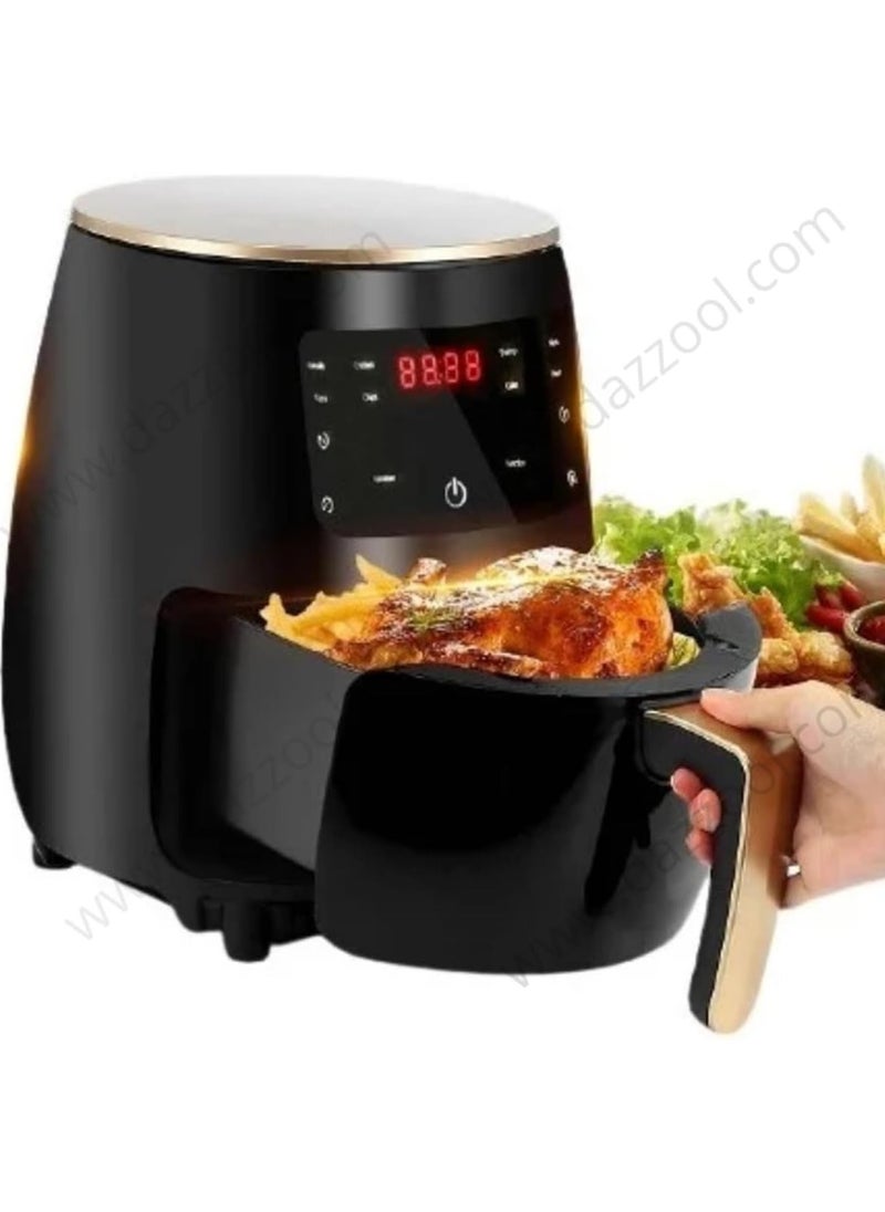 Air Fryer Black 6L Multifunctional Digital Touch Air Fryer,Air Fryer Black (2400, Watts)