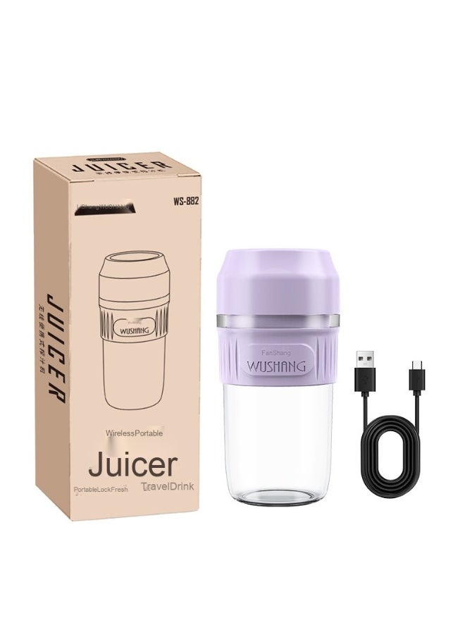 Portable Blender for Protein Shake, Smoothie, Frozen Fruit & Ice, 450ml, USB-C Rechargeable, Dishwasher Safe Parts, Tritan Plastic, BPA-Free