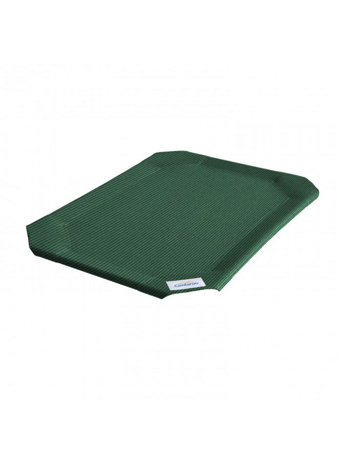 Coolaroo Replacement Cover, The Original Elevated Pet Bed by Coolaroo, Large, Brunswick Green