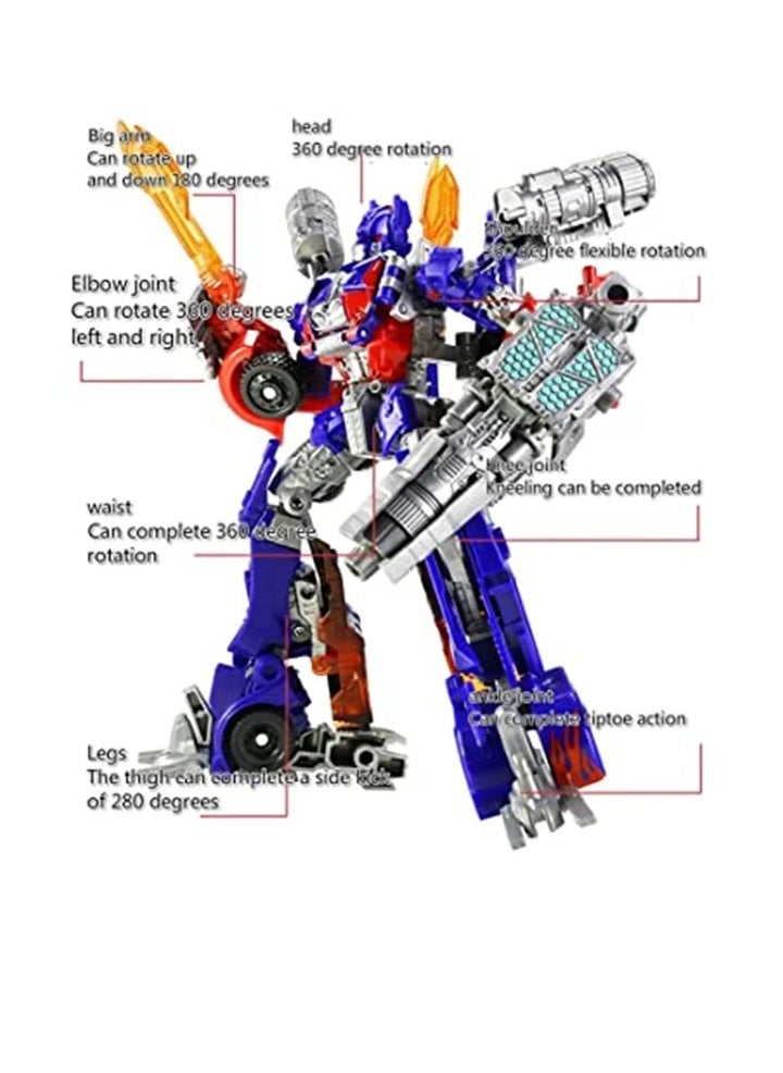 Transformers 5 Optimus Prime Car Robot Model Action Toys