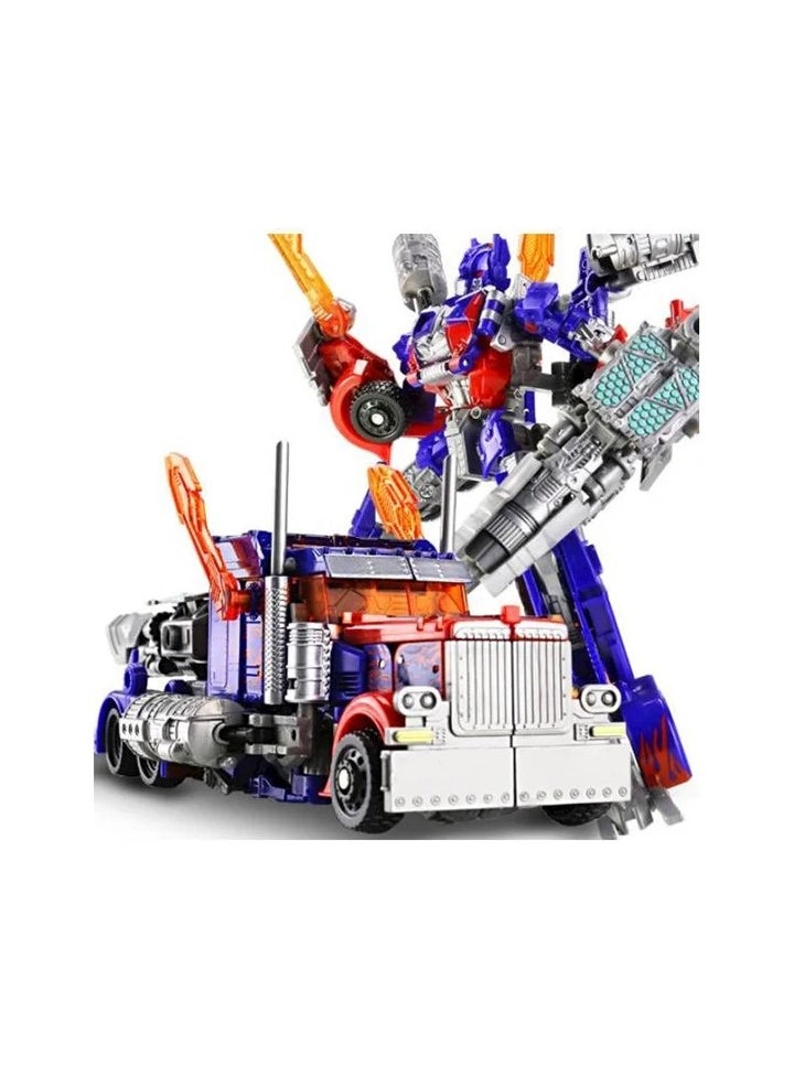 Transformers 5 Optimus Prime Car Robot Model Action Toys