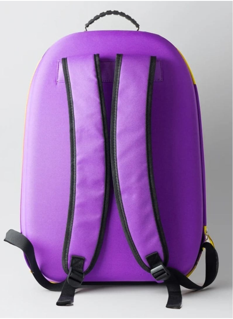 PlayStation 5 Carrying Backpack, Polyester & EPE Material, Canvas Shell, Dacron Lining, Shockproof, Dustproof, for PS5 Console Purple