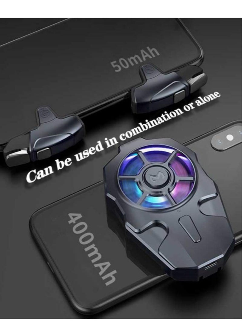 AK03 For PUBG Mobile Controller Phone Fan Cooler Gamepad Joystick Trigger Control For iOS And Android