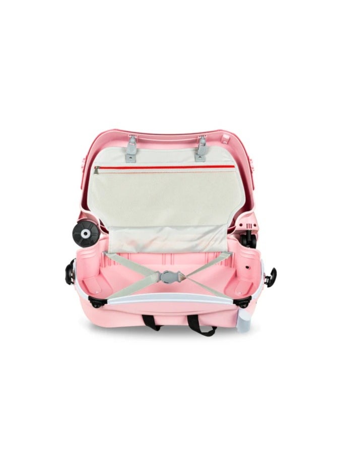 Children's Ride-On Suitcase with Wheels - Cute Cartoon Rolling Luggage for Kids, Travel & Outdoor Fun