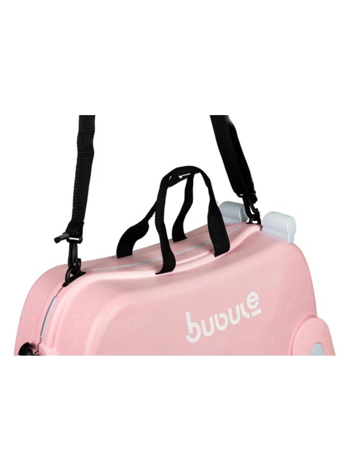 Children's Ride-On Suitcase with Wheels - Cute Cartoon Rolling Luggage for Kids, Travel & Outdoor Fun