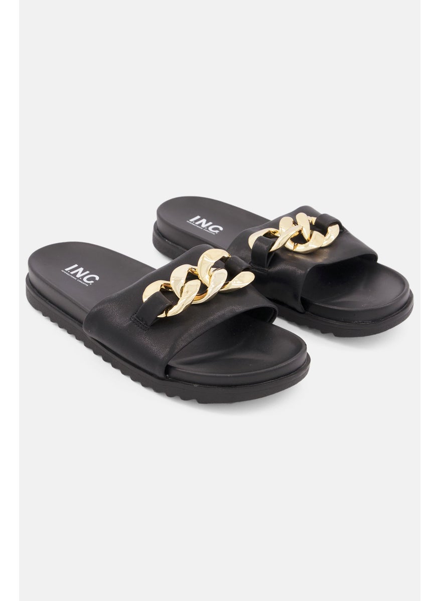 Kids Girl Slip On Sandals, Black