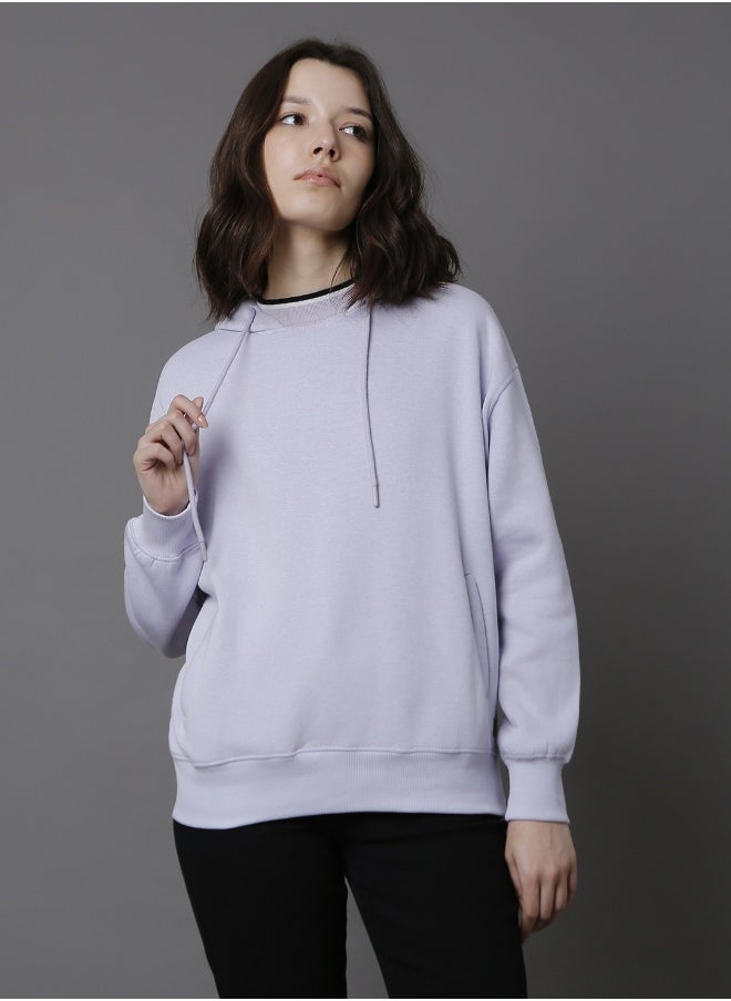 Women Lavender Sweatshirt