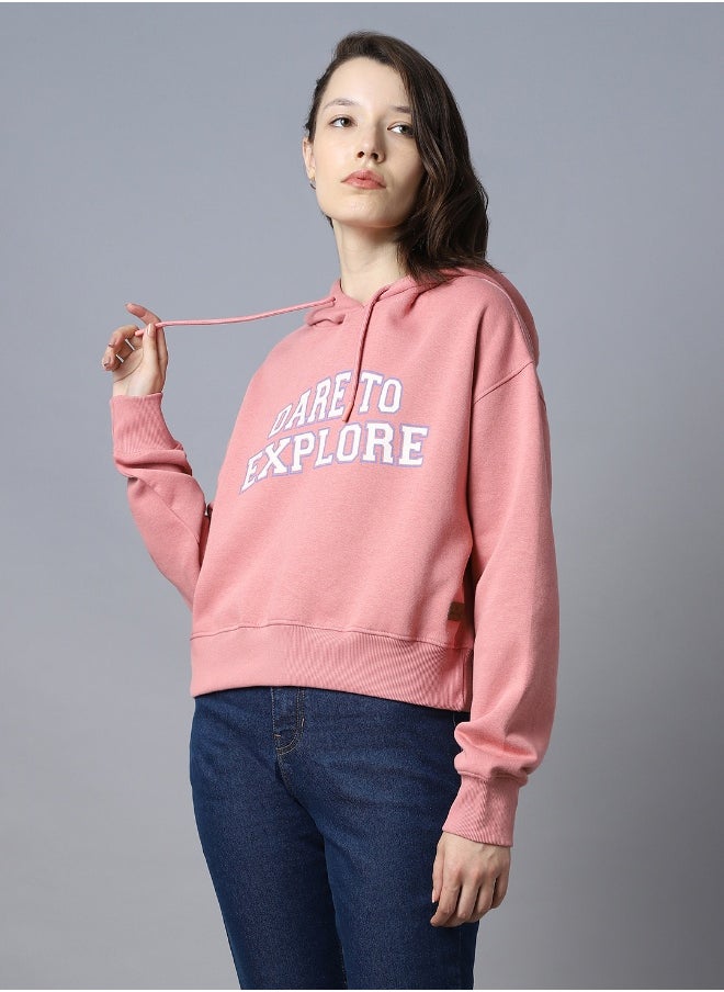 Women Pink Sweatshirt