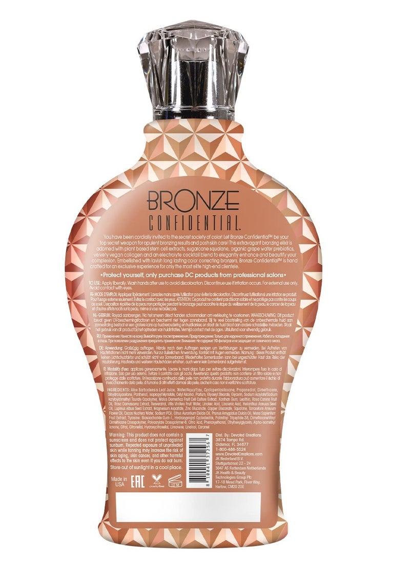 Devoted Creations Bronze Confidential - Lavish Deluxe Ultra Rich Bronzer Dark Tanning Lotion 12.25 oz.