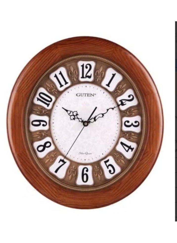 European Style Fashionable Round Wall Clock 50*35cm