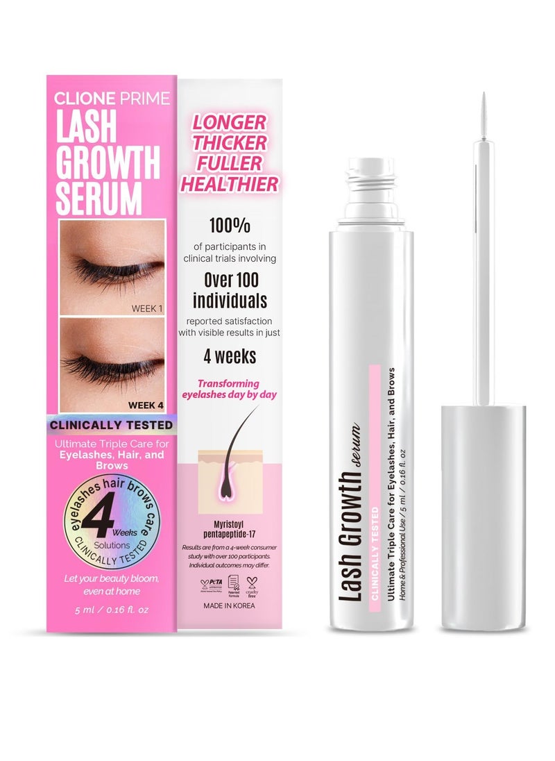 Korean Lash Serum - Sérum Para Pestañas Eyelash Serum to Grow Lashes Eyebrow Serum Eyelash Growth Serum Suero Para Pestañas Crecimiento Suero De Pestañas