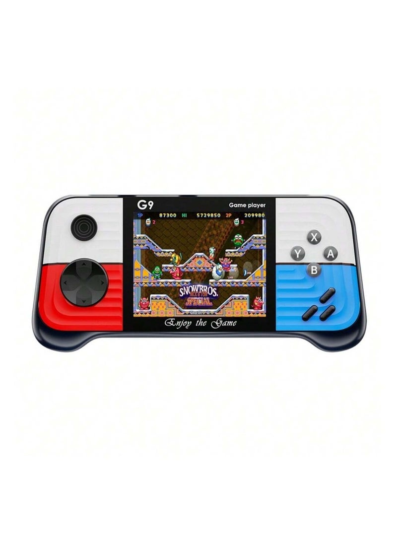 G9 Handheld Game Console, 3inch Screen, 666 Games, Mini Ultra-Thin Portable Game Machine, Joystick Retro Nostalgic Game Controller(Double Players)