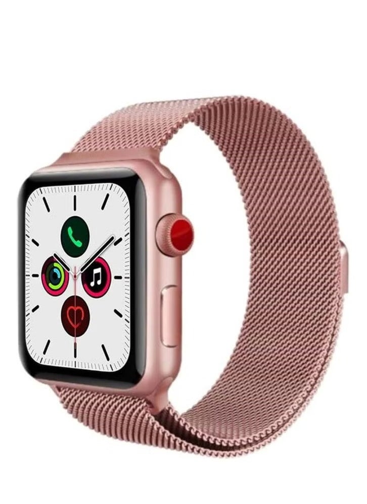 Replacement Strap Watchband For Apple Watch Series 7 41mm / 6 / SE / 5 / 4 40mm / 3 / 2 / 1 38mm Pink