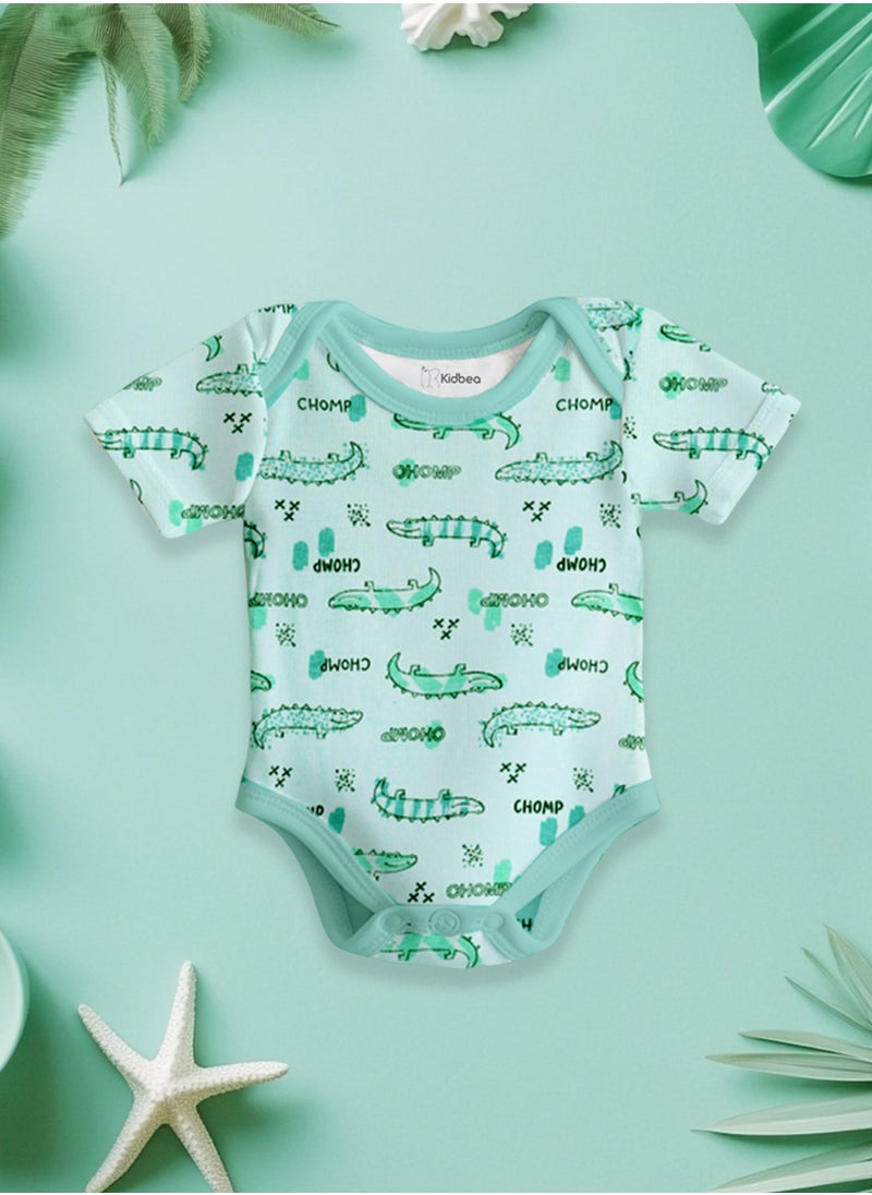 LUAY 100% Organic Cotton  Based Onesies | Sleepsuits| Night Suits|Jumpsuit | Wondersuit for Baby Boys & Baby Girls, New-Born, infants,Toddlers_ Including Vibrant Pattren & Colors Create festive look