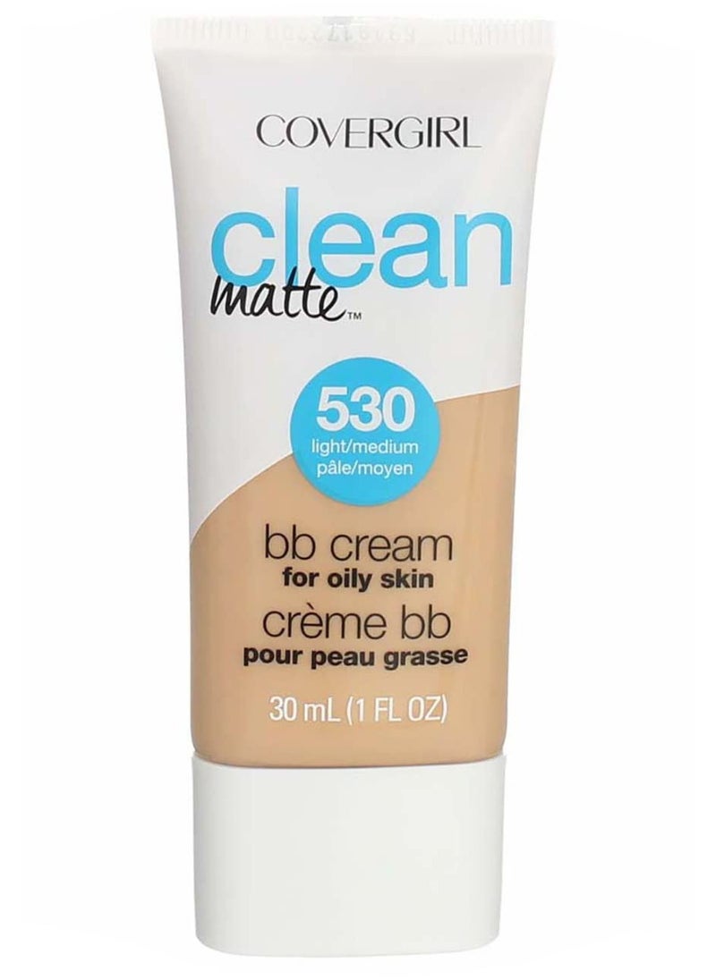 COVERGIRL - Clean Matte BB Cream, Oil-Free, Long-Lasting, Sensitive Skin, Lightweight, 100% Cruelty-Free