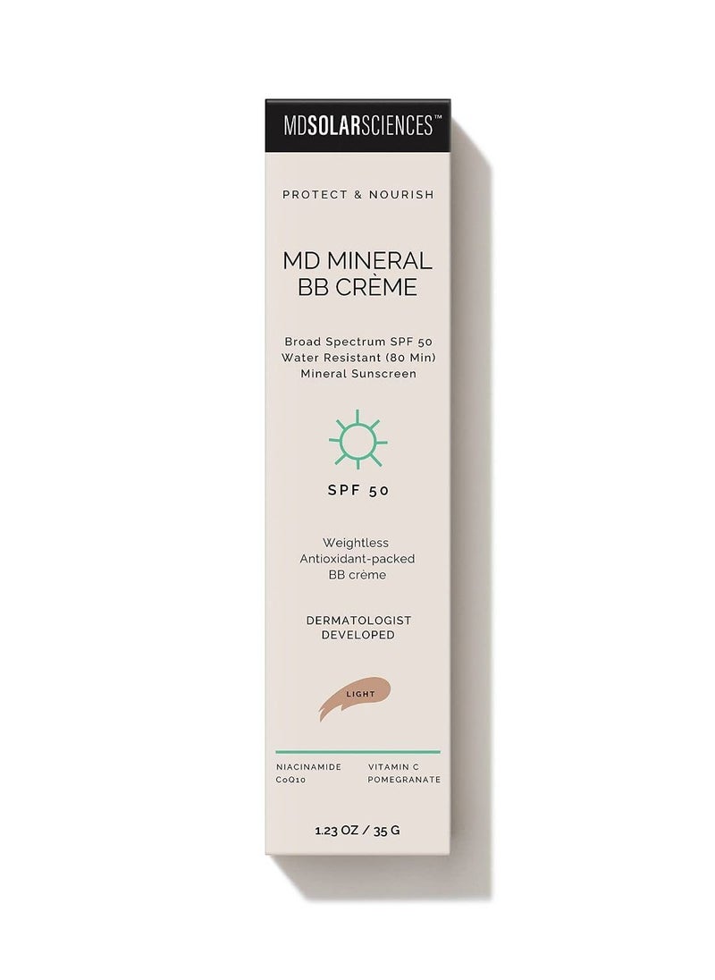 MDSolarSciences Crème Mineral Beauty Balm SPF 50 OilFree Tinted Matte BB Crème