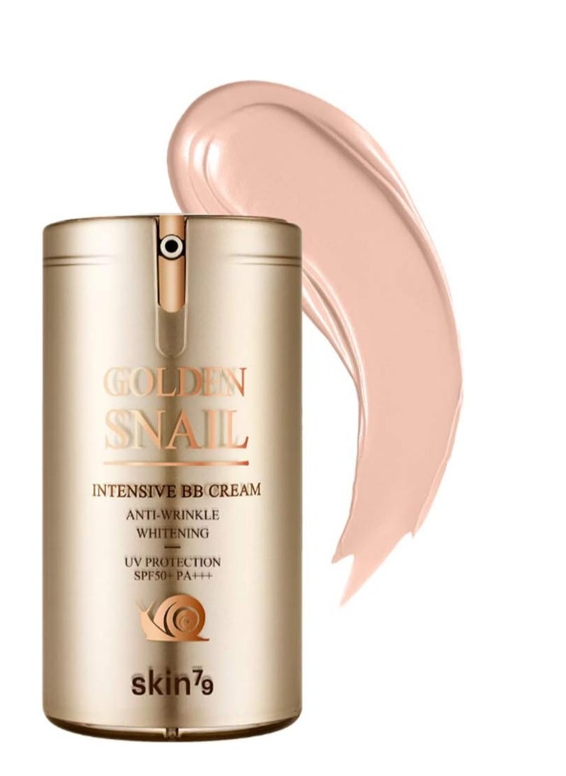 [SKIN79] 2023 Renewed Ingredients Golden Snail Intensive BB Cream 45g - Moist and Smooth Finish, Golden snail For dry skin, BB cream, 45g