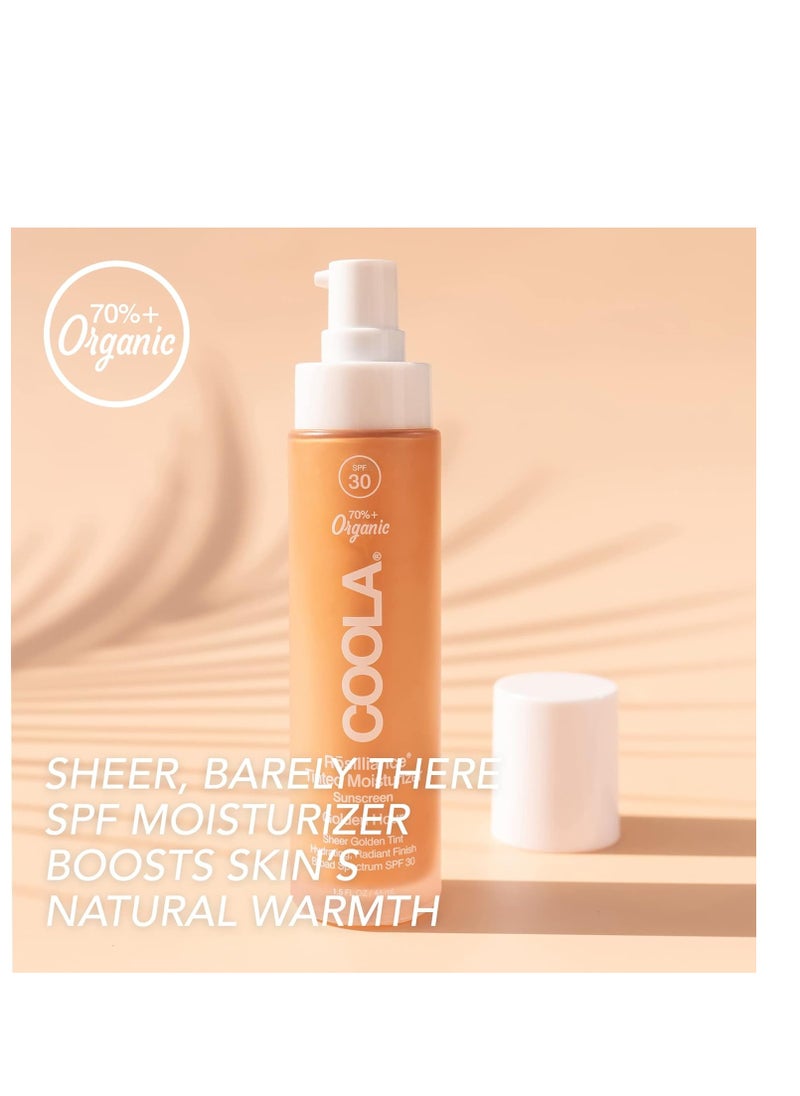 COOLA Organic Rosilliance BB Cream With SPF 30, Tinted Moisturizer Sunscreen & Foundation, Dermatologist Tested, 1.5 Fl Oz