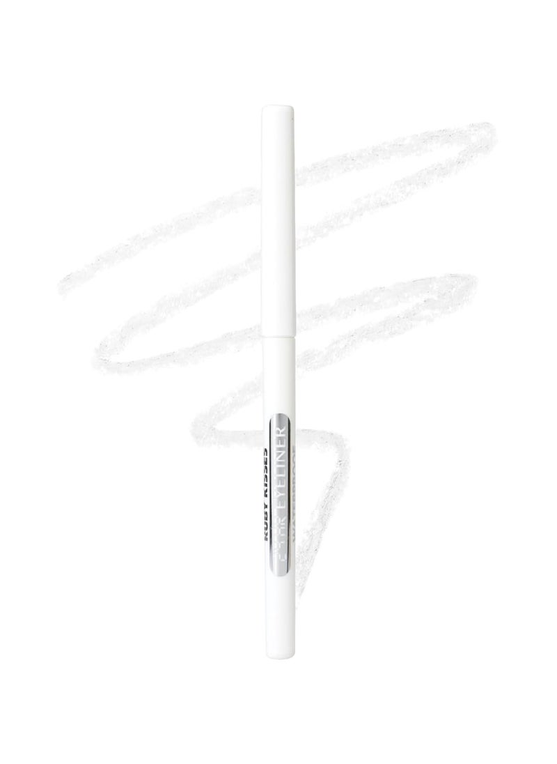 Ruby Kisses Pencil Eyeliner, Retractable Eyeliner, Waterproof, Smudge-Proof Eye Makeup, High Pigmented, 24H Long Lasting Eyepencil (White Out)