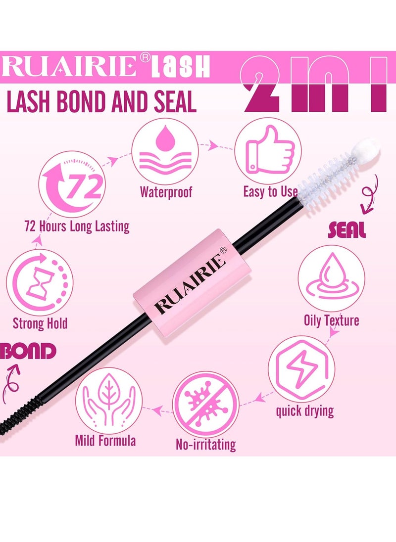 Bond and Seal Lash Glue Strong Hold Lash Cluster Glue 2 in 1 Lash Bond and Seal Waterproof Long Lasting Cluster Lash Glue by Ruairie