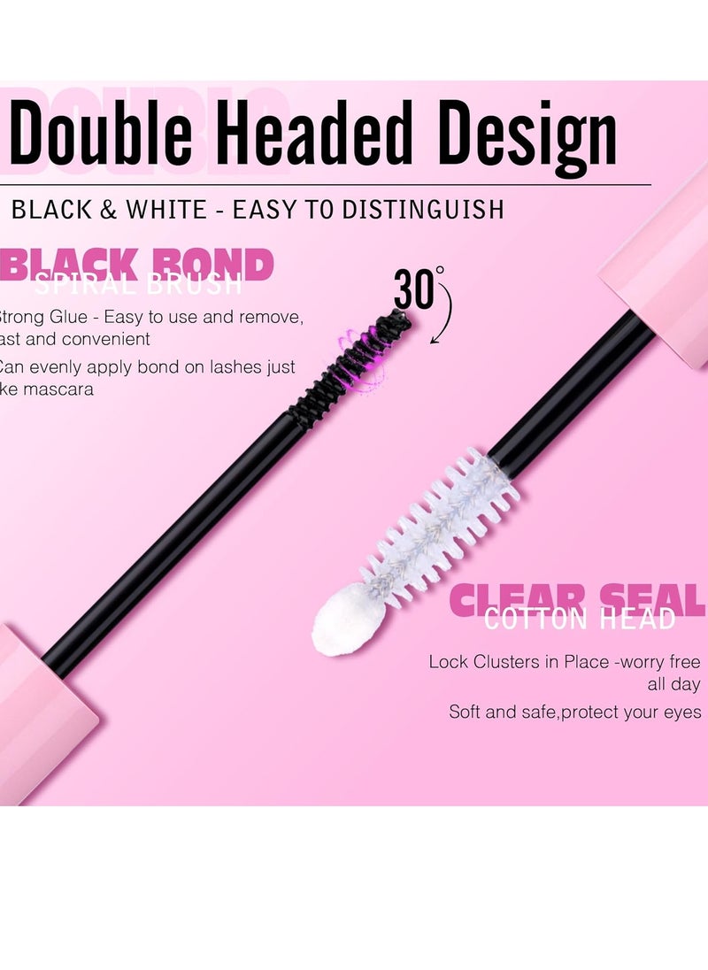 Bond and Seal Lash Glue Strong Hold Lash Cluster Glue 2 in 1 Lash Bond and Seal Waterproof Long Lasting Cluster Lash Glue by Ruairie