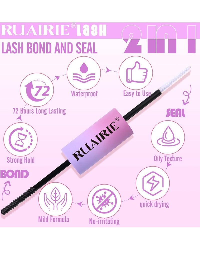 Bond and Seal Lash Glue for Eyelash Clusters Strong Hold Lash Cluster Glue 2 in 1 Lash Bond and Seal Waterproof Cluster Lash Glue by Ruairie